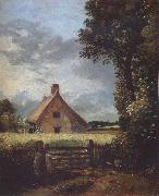 John Constable A cottage in a cornfield USA oil painting artist
